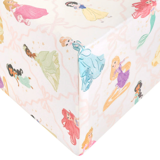 Copper Pearl - Disney Princess Premium Knit Fitted Crib Sheet