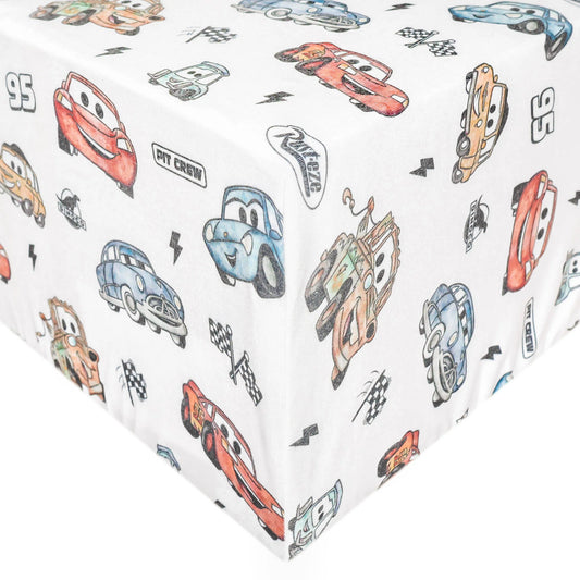 Copper Pearl - Disney Pixar Cars Premium Knit Fitted Crib Sheet