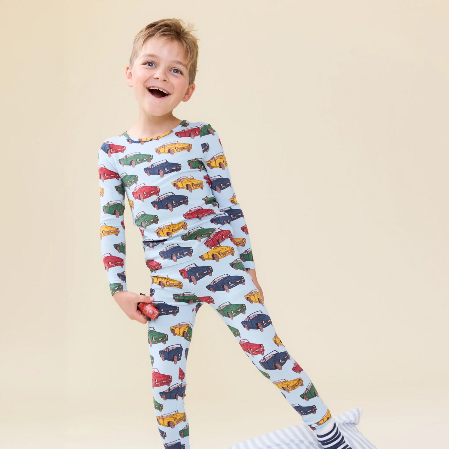 Pink Chicken - Bamboo PJ Set - Vintage Cars