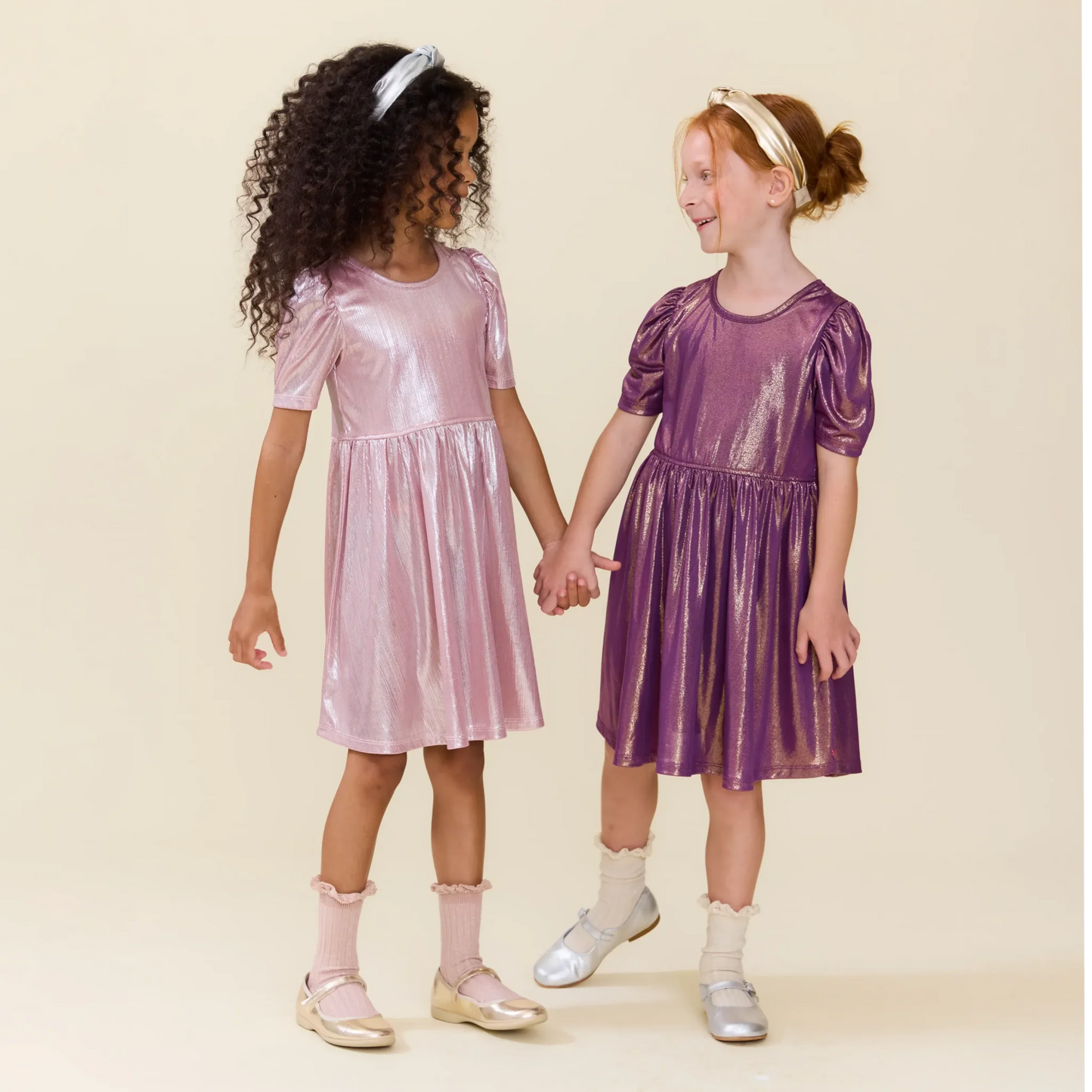 Pink Chicken - Lame Laurie Dress - Deep Purple