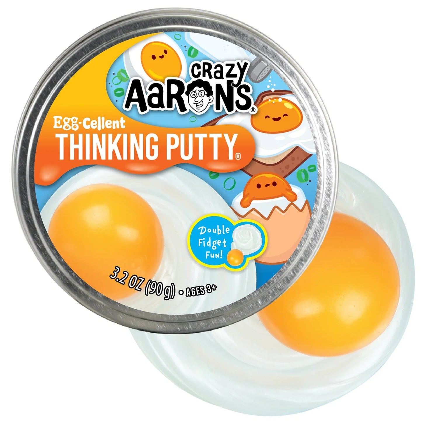 Crazy Aarons - Eggcellent Full Size 4" Thinking Putty Tin