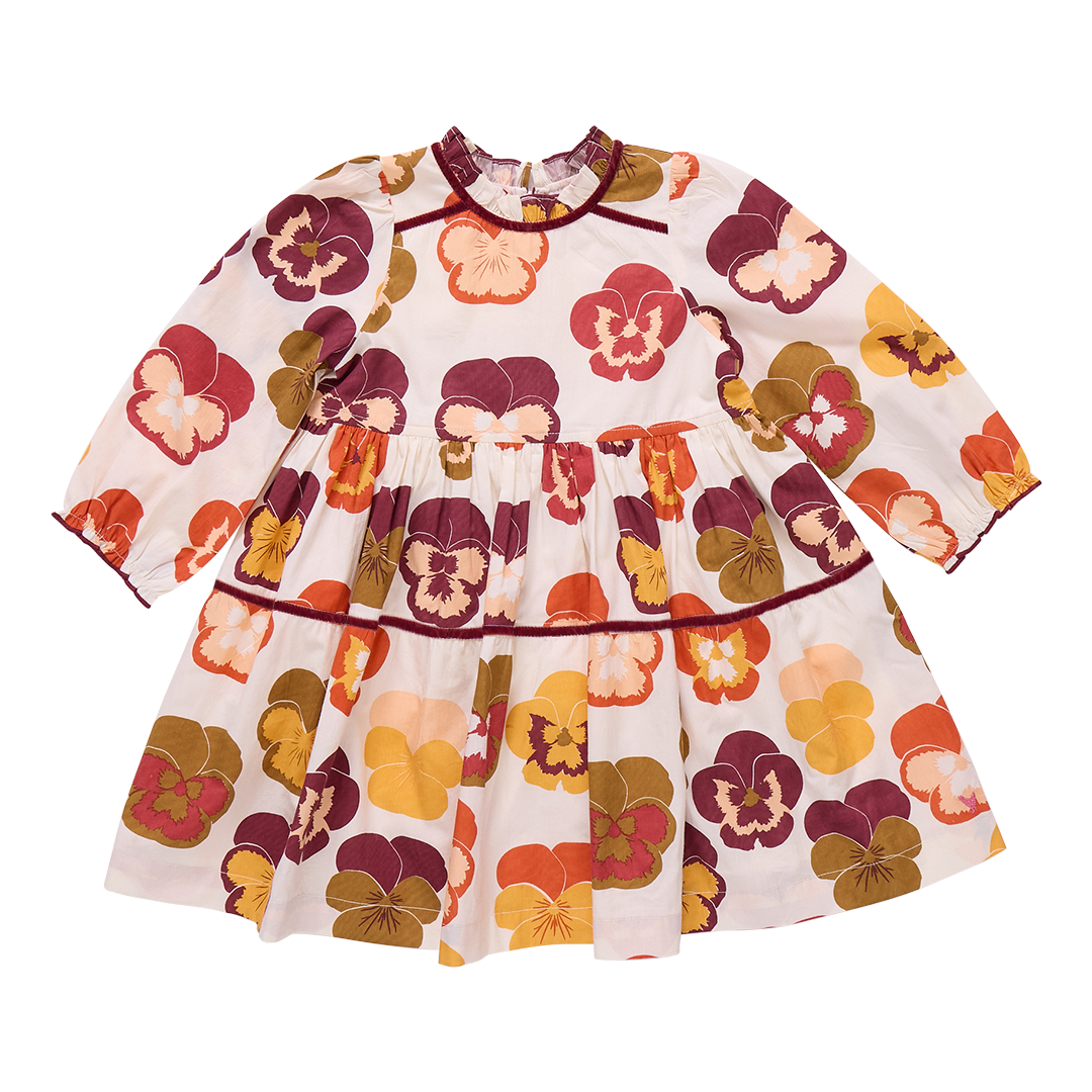Pink Chicken - Autumn Pansies | Charlie Dress
