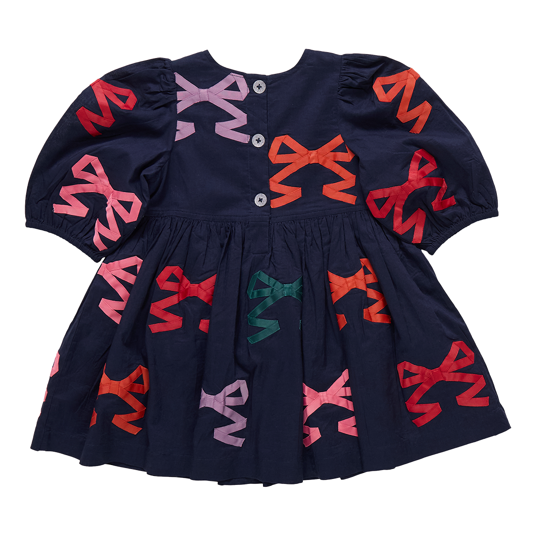 Pink Chicken - Multi Bow Applique | Brooke Dress