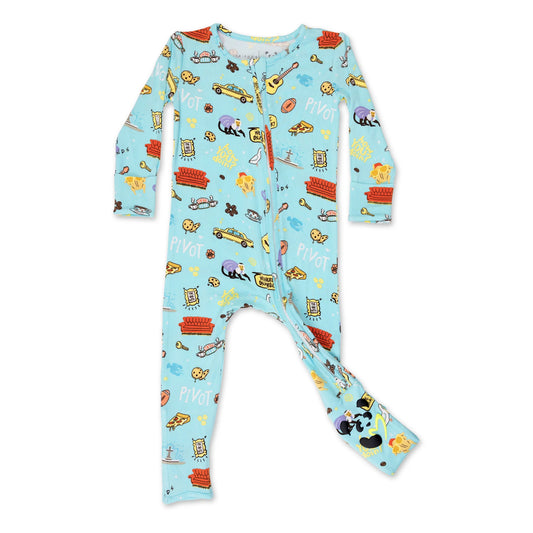 Bellabu Bear - Friends Bamboo Convertible Footie