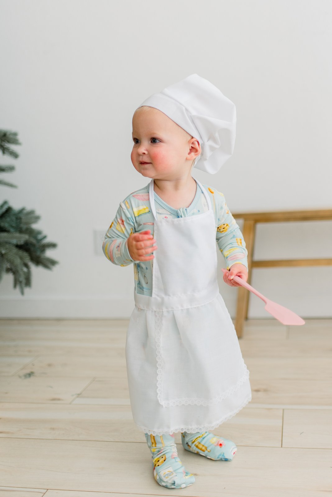 KicKee Pants - Spring Sky Baking Footie with 2 Way Zipper