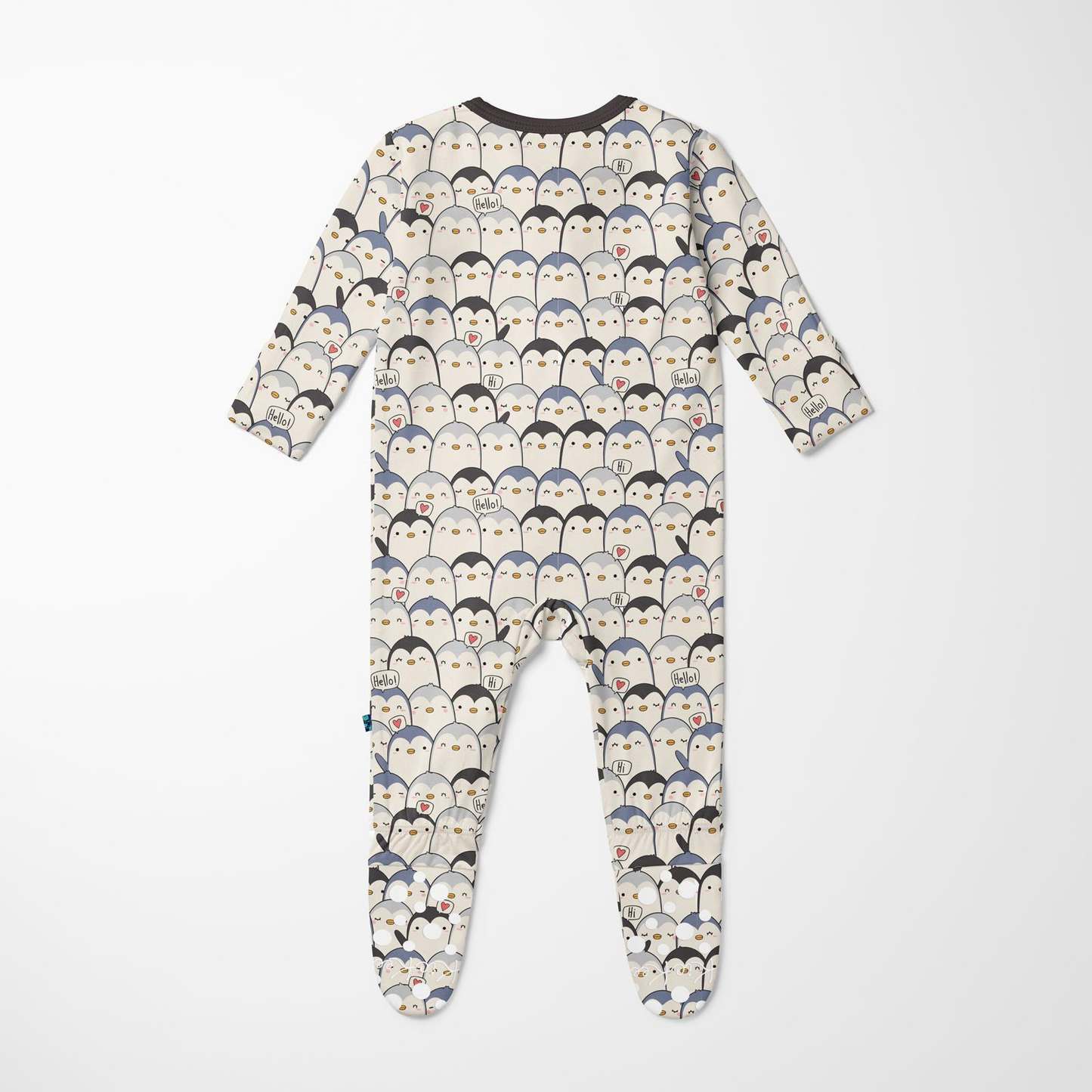 KicKee Pants - Moonlight Penguin Footie with 2 Way Zipper