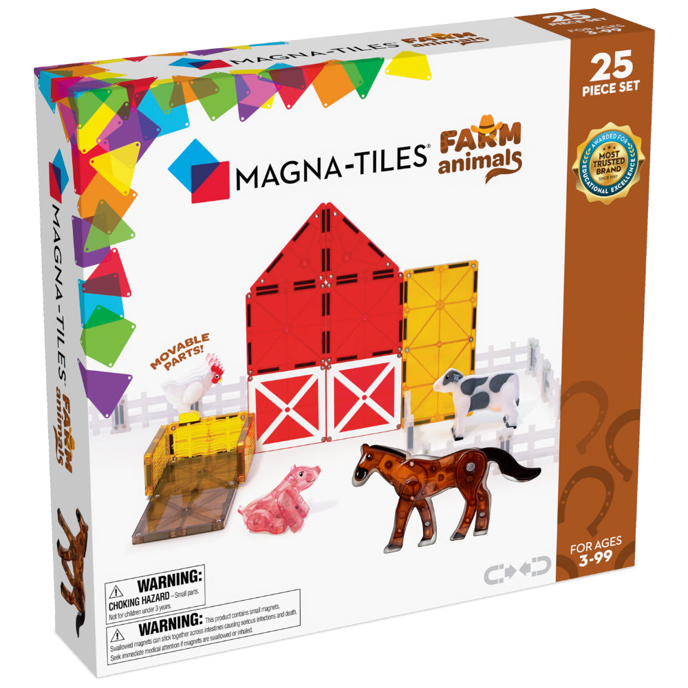 Magna-tiles - Farm Animals 25 Piece Set