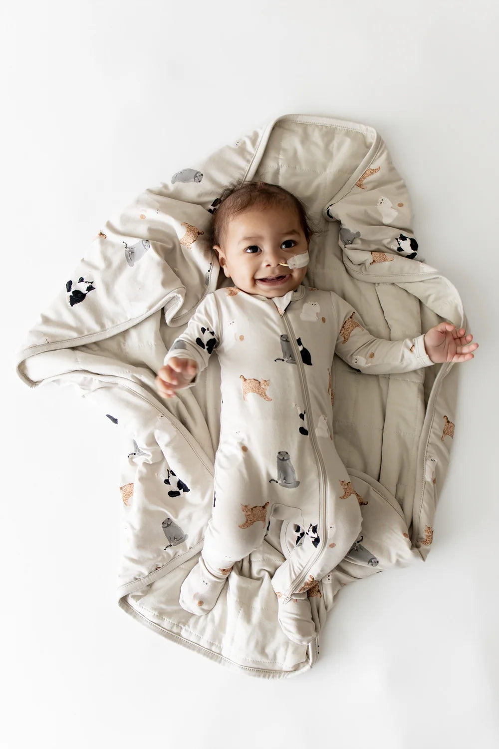 Kyte Baby - Baby Blanket in Fluffy Cat 1.0