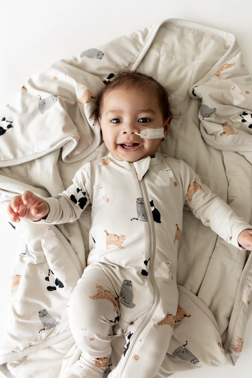 Kyte Baby - Baby Blanket in Fluffy Cat 1.0