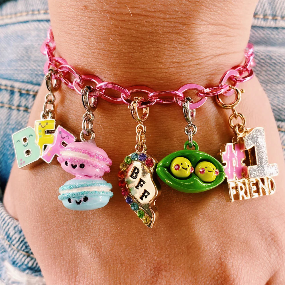 High IntenCity - Charm It! Gold BFF Broken Heart Charm