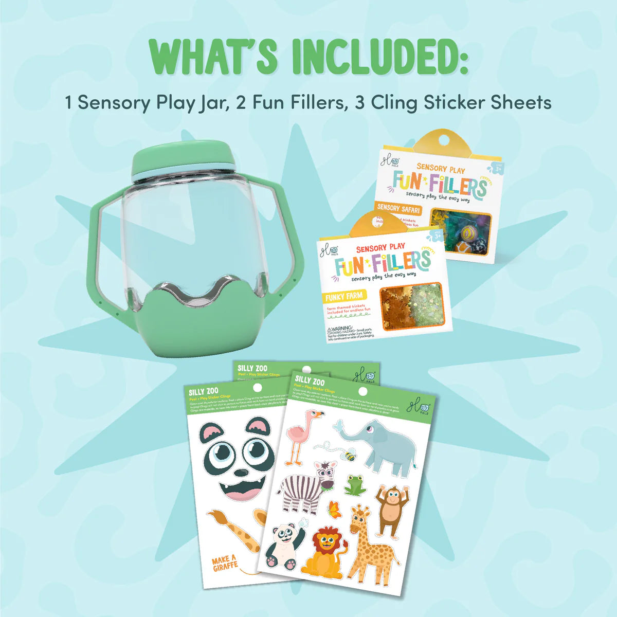Glo Pals - Zoo Jar Gift Set