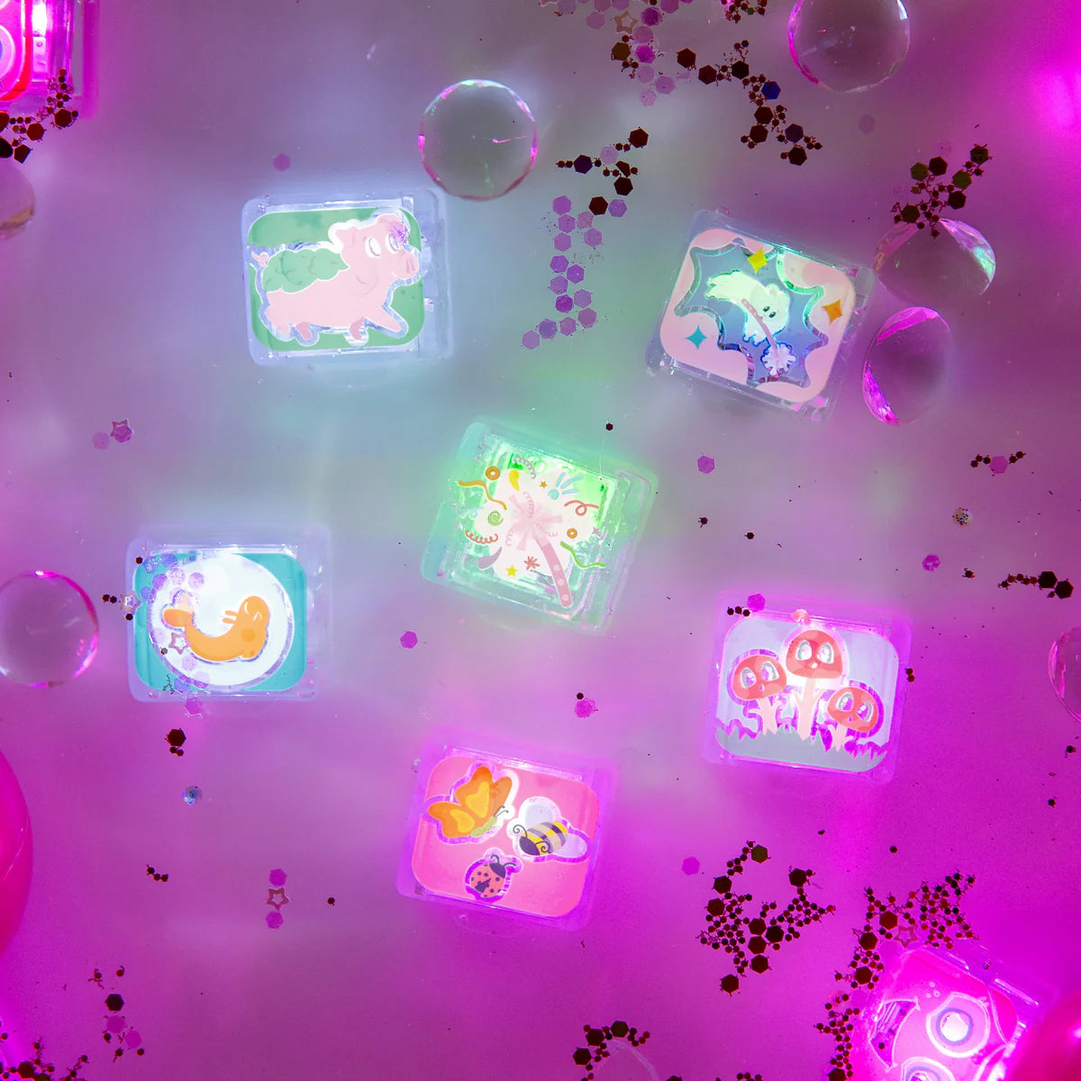 Glo Pals - 6-Pack Princess Ida Gift Set Light-Up Cubes