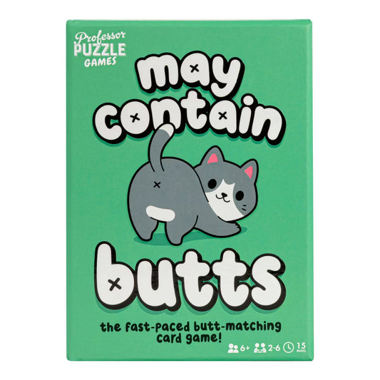 Professor Puzzle - May Contain Butts Card Game