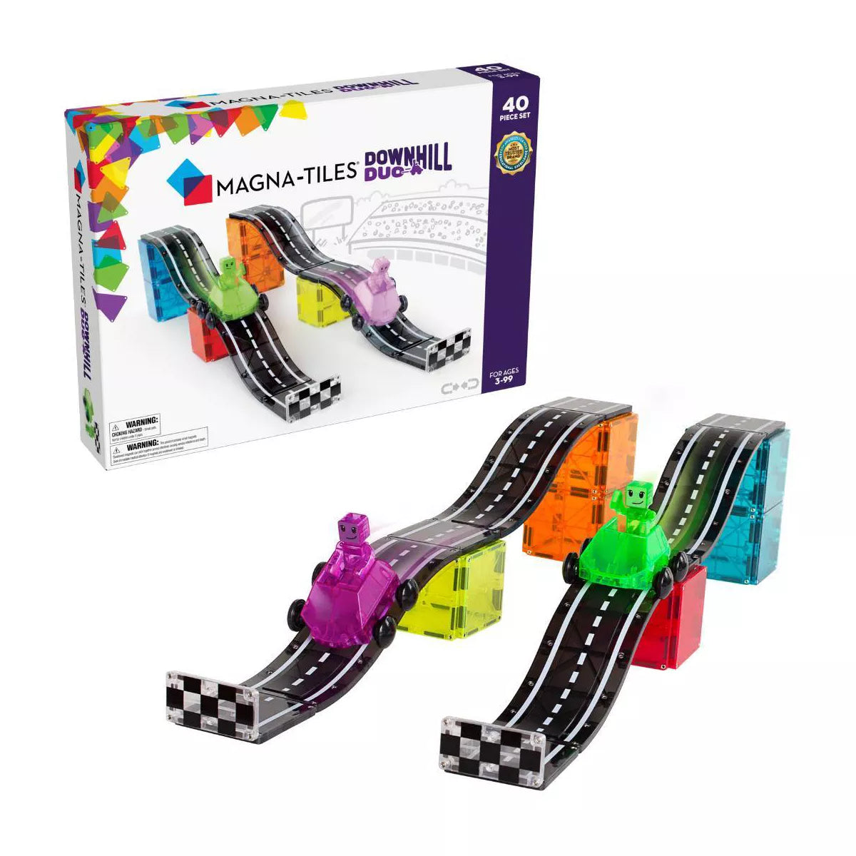 Magna-tiles - Downhill Duo 40-Piece Set