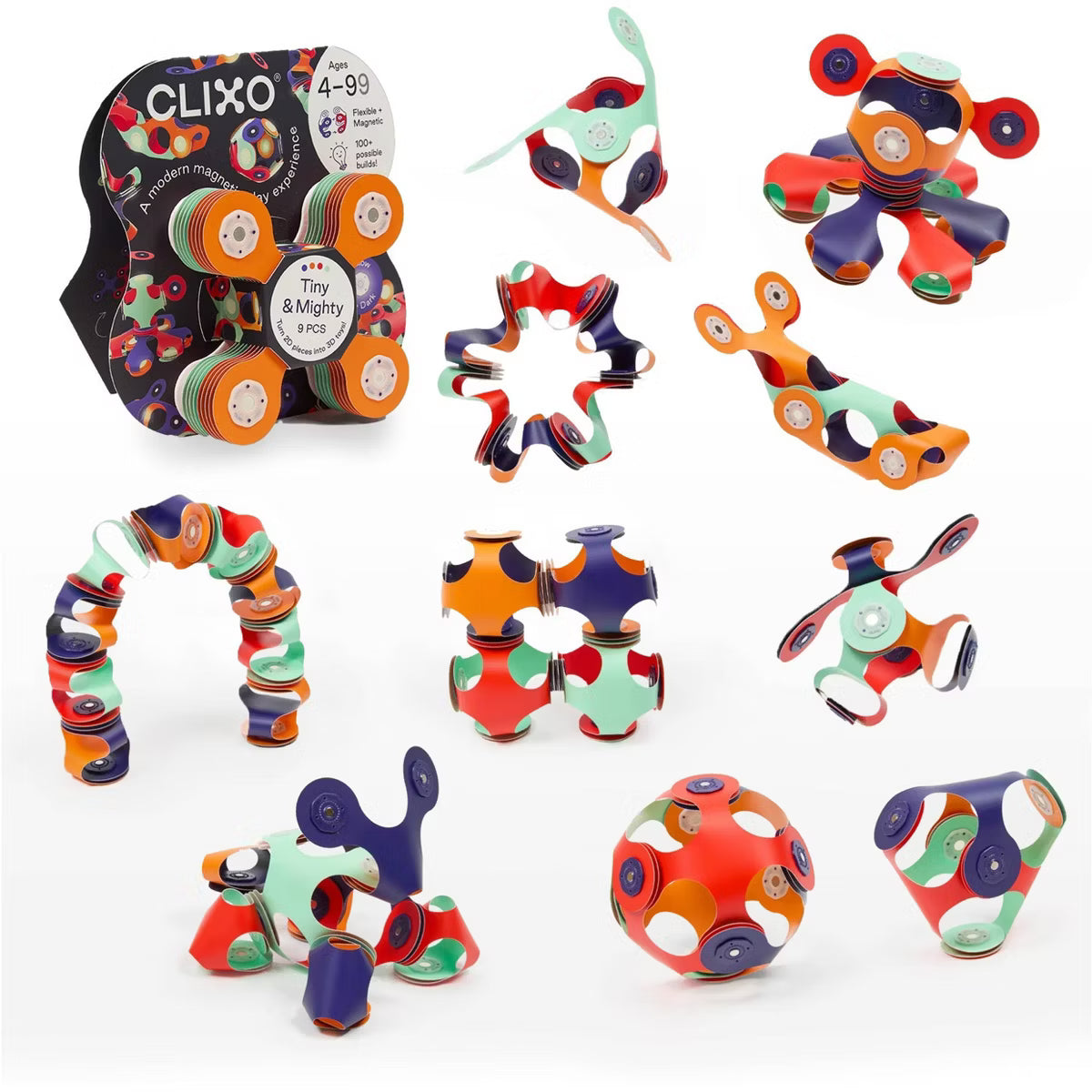 Clixo - Tiny & Mighty Set - Space - 9 Pieces