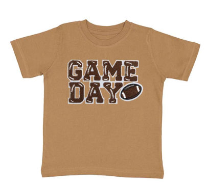 Sweet Wink - Game Day Patch Short Sleeve T-Shirt - Mocha