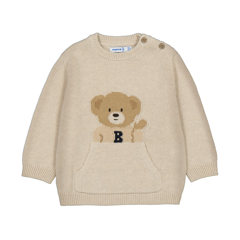 Mayoral - Oversized Sweater - Bear