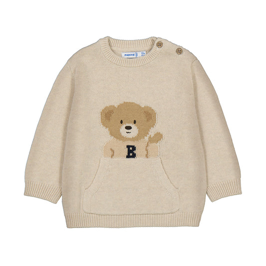 Mayoral - Oversized Sweater - Bear