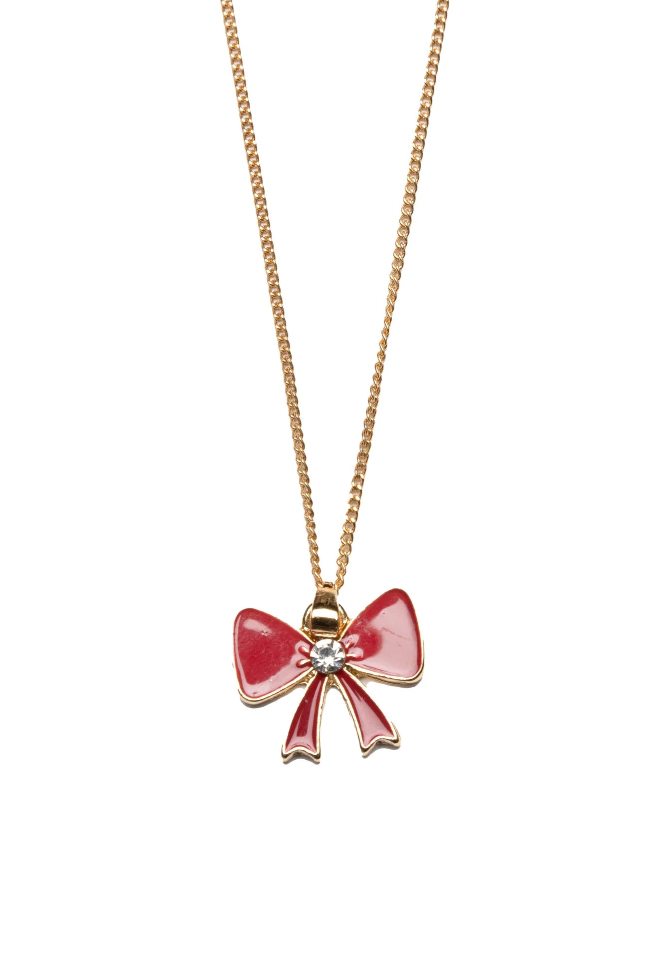 Great Pretenders - Holiday Bow Necklace