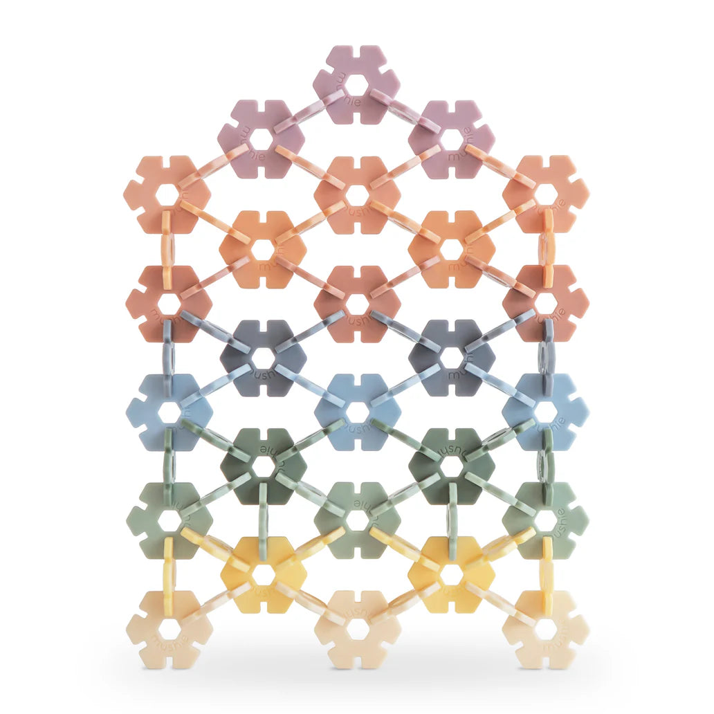 Mushie - HEX Connect Building Toy Set