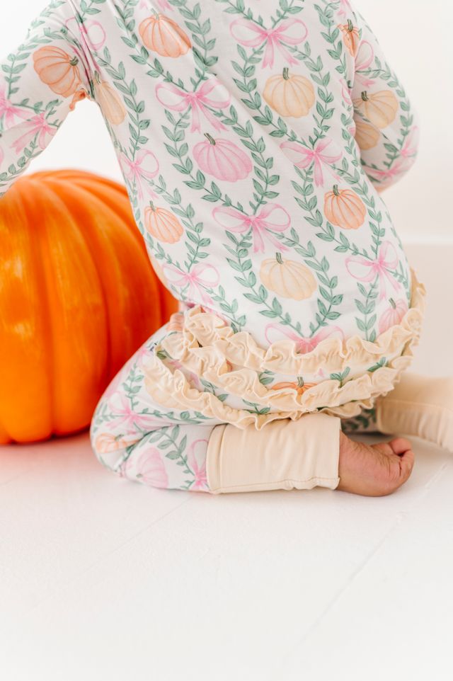 Birdie Bean - Amber Ruffle Convertible Romper PJ