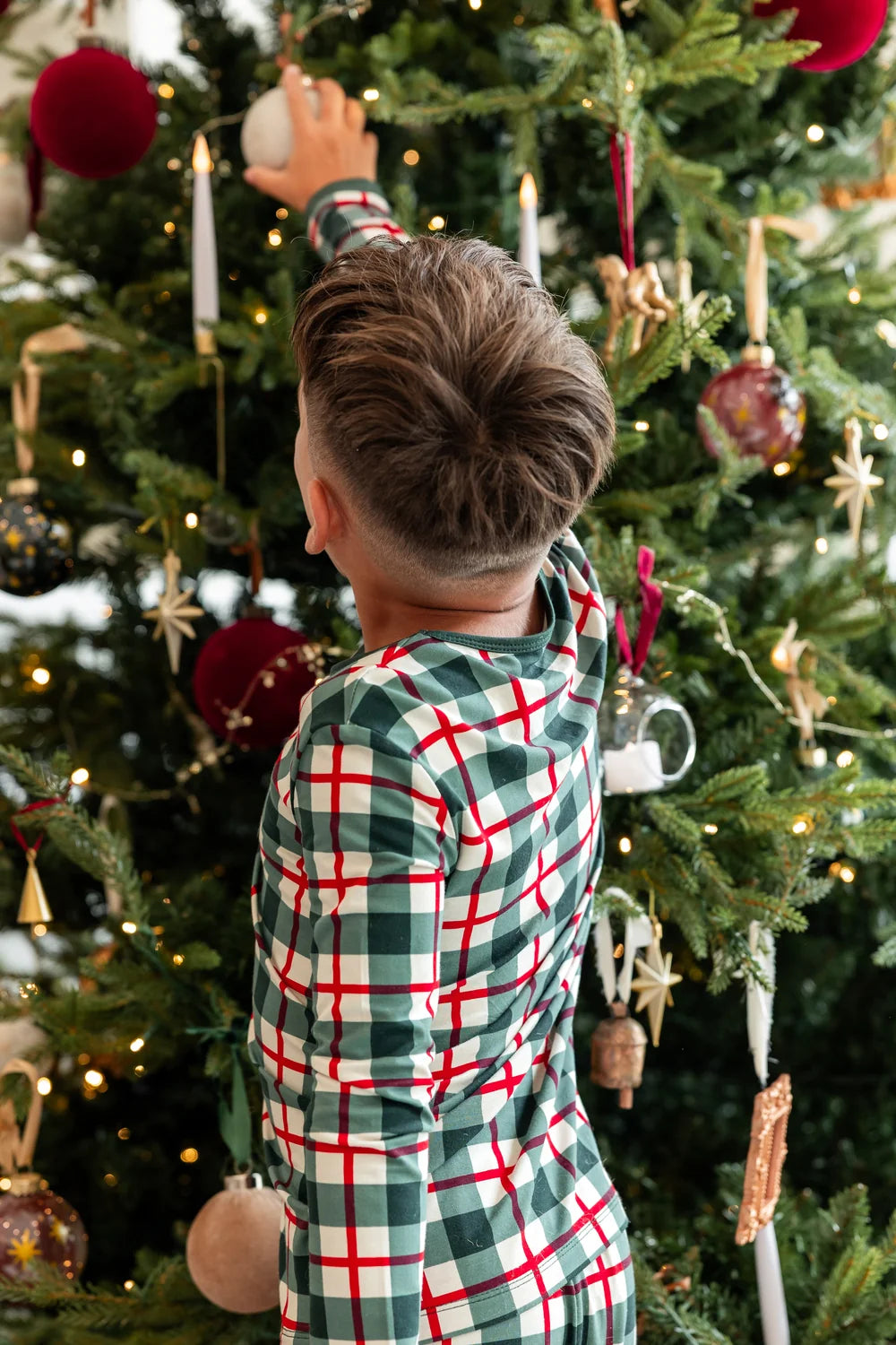 Kyte Baby - Long Sleeve Pajamas in Holiday Plaid