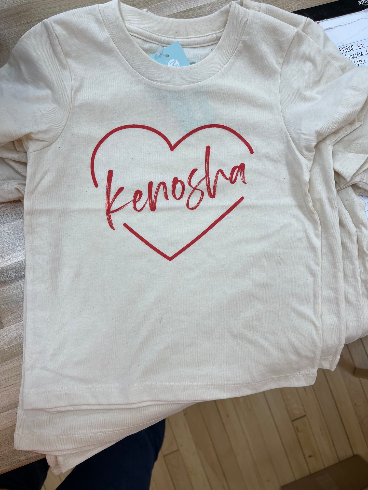 Morado Designs - All The Love For Kenosha - Onesie & Toddler Tee