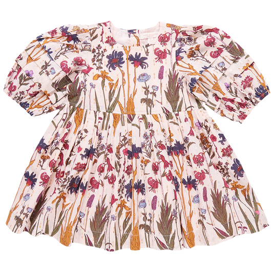 Pink Chicken -  Autumn Flowers | Brooke Dress
