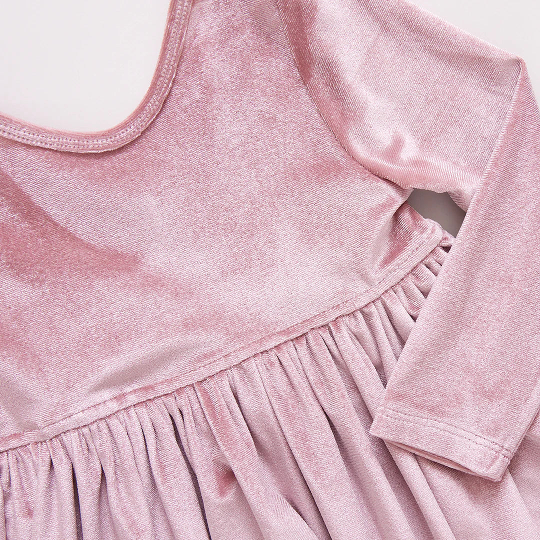 Pink Chicken - Mauve | Velour Steph Dress