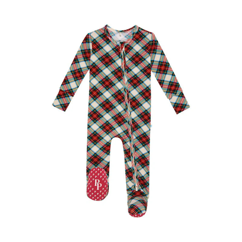 Posh Peanut - Marqui Footie Zippered One Piece