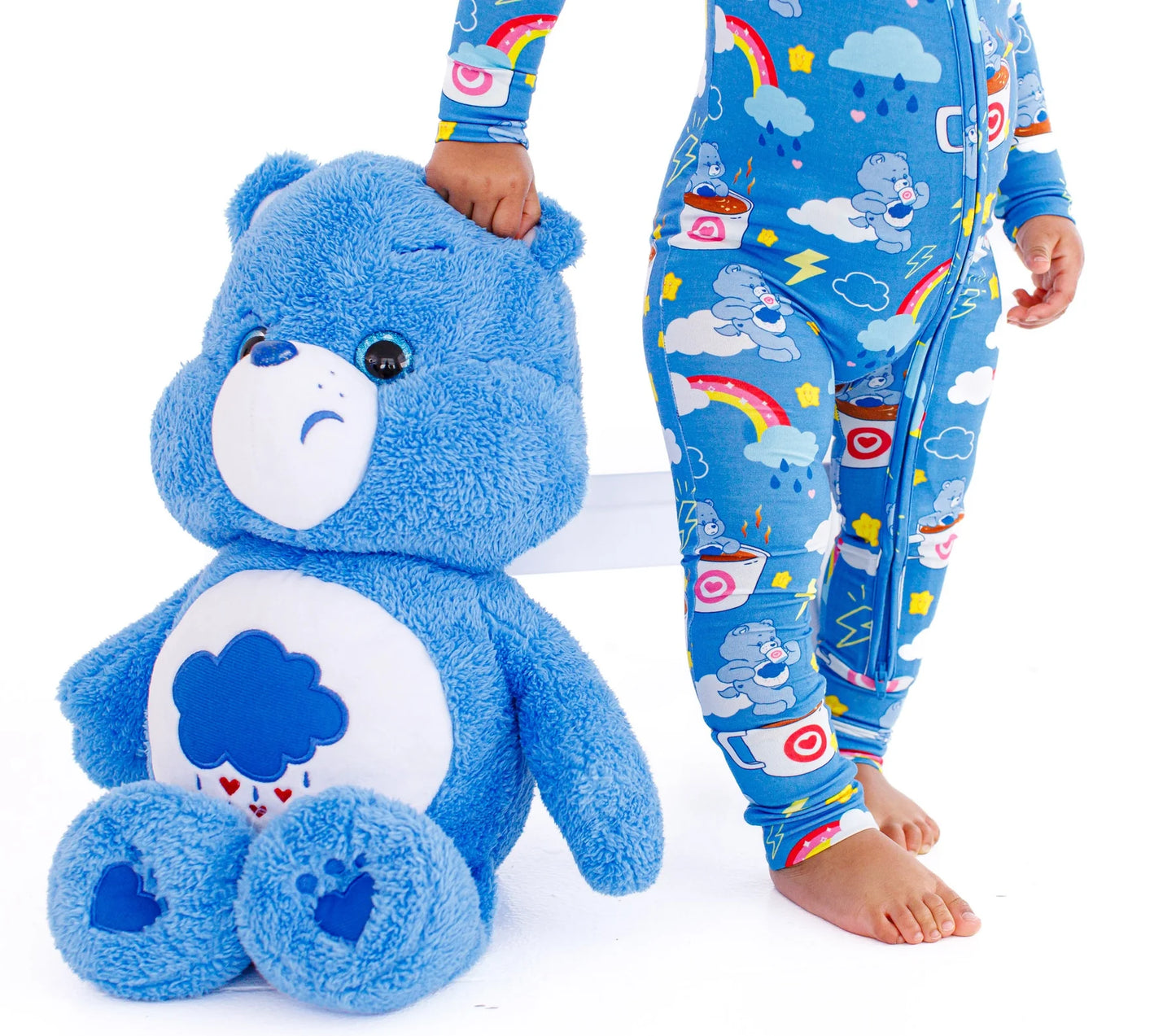 Birdie Bean - Carebears Grumpy Coffee Convertible Romper PJ