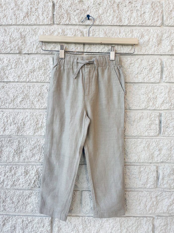 Rylee + Cru - Kalen Linen Pants in Pewter