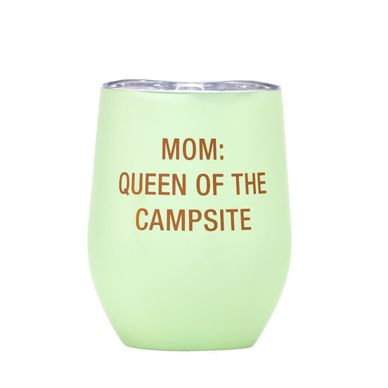 About Face Designs - Camping Mom Tumbler