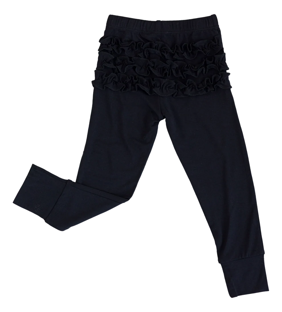 Birdie Bean - Black Bamboo Legging