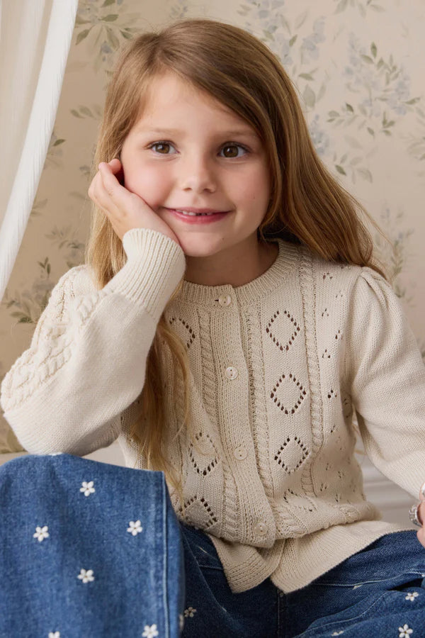 Jamie Kay - Annabelle Cardigan - Vanilla