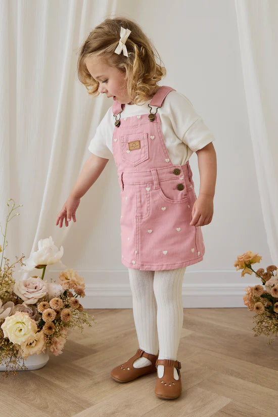 Jamie Kay - Classic Overall Dress - Petite Heart Rose