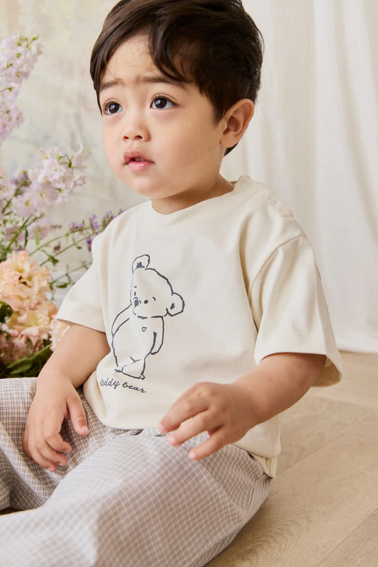 Jamie Kay - Organic Cotton Bjorn Tee - Snuggle Buddy Cloud