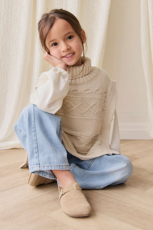 Jamie Kay - Bianca Poncho - Vanilla