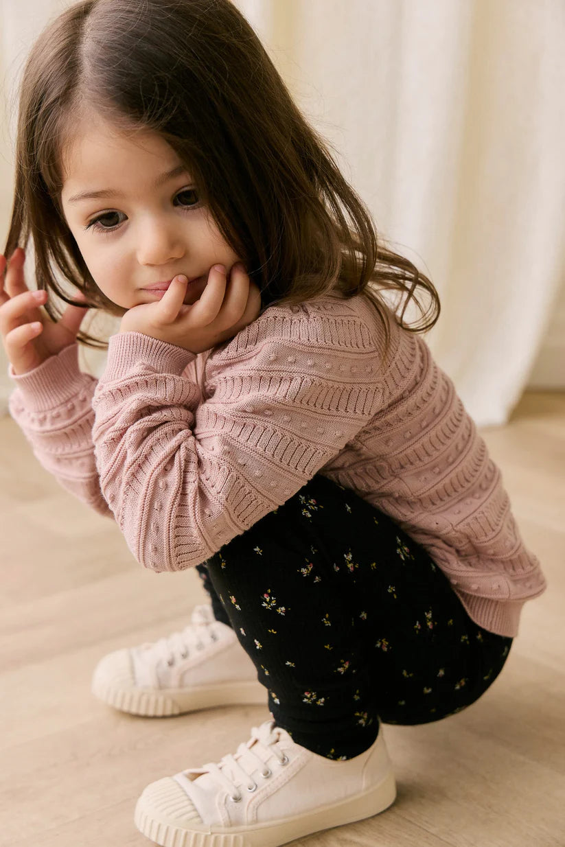 Jamie Kay - Organic Cotton Modal Everyday Legging - Dina Ebony