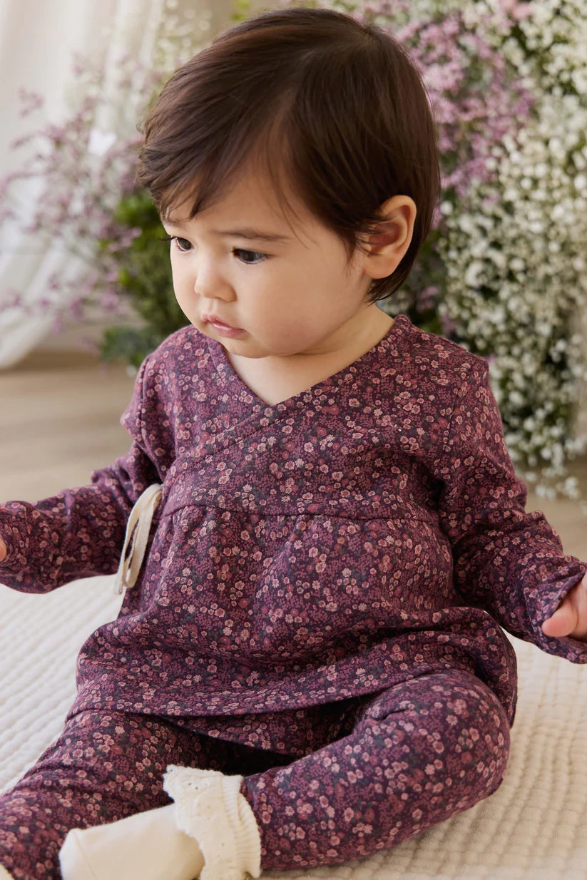 Jamie Kay - Organic Cotton Everyday Legging - Fig Floral