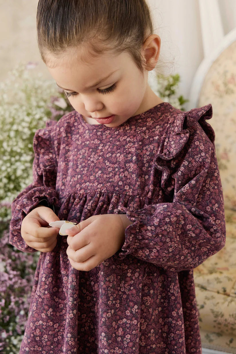 Jamie Kay - Organic Cotton Frankie Dress - Fig Floral