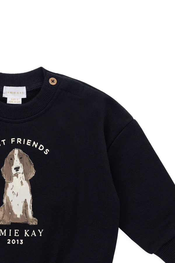 Jamie Kay - Organic Cotton Nash Sweatshirt - Eclipse Best Friends