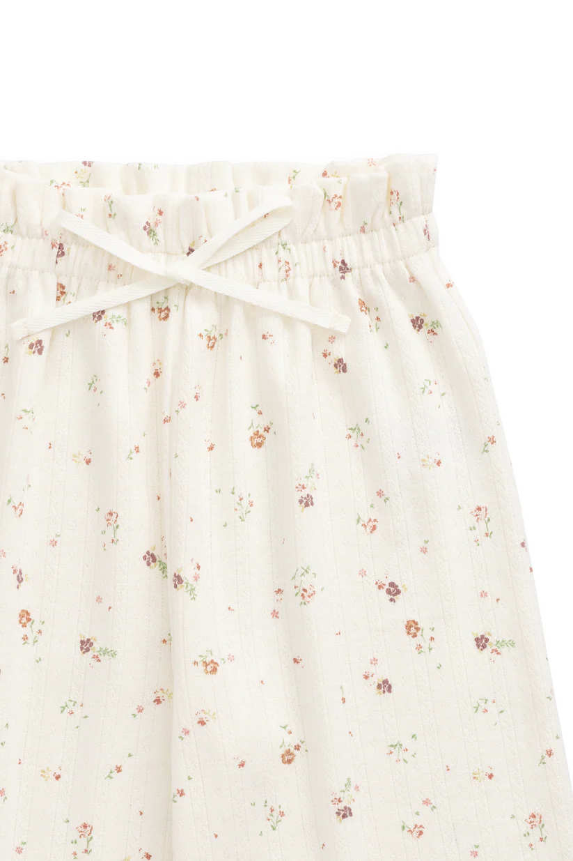 Jamie Kay - Organic Cotton Pointelle Carine Pant - Eloise Egret