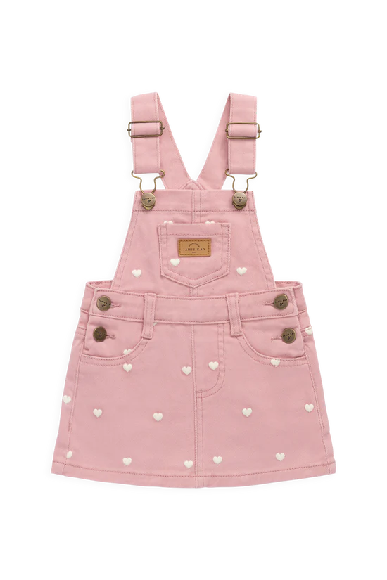 Jamie Kay - Classic Overall Dress - Petite Heart Rose