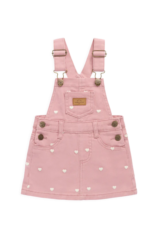 Jamie Kay - Classic Overall Dress - Petite Heart Rose