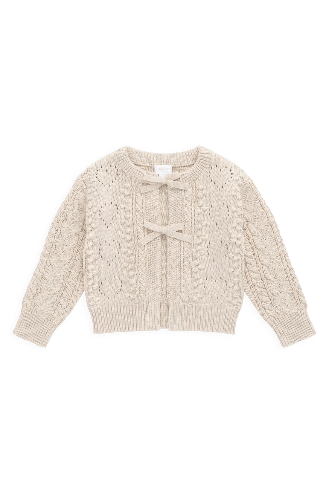 Jamie Kay - Josephine Cardigan - Light Oatmeal Marle
