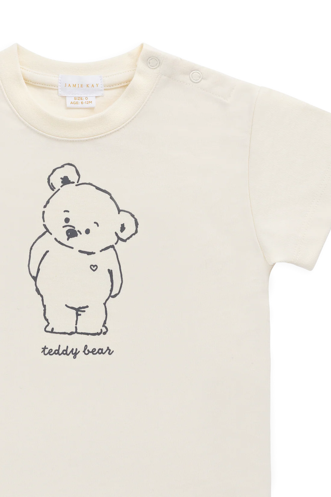Jamie Kay - Organic Cotton Bjorn Tee - Snuggle Buddy Cloud