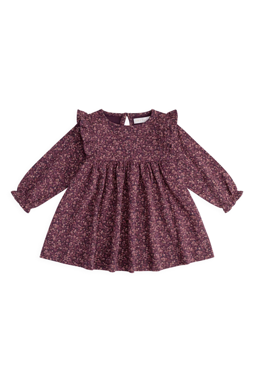 Jamie Kay - Organic Cotton Frankie Dress - Fig Floral