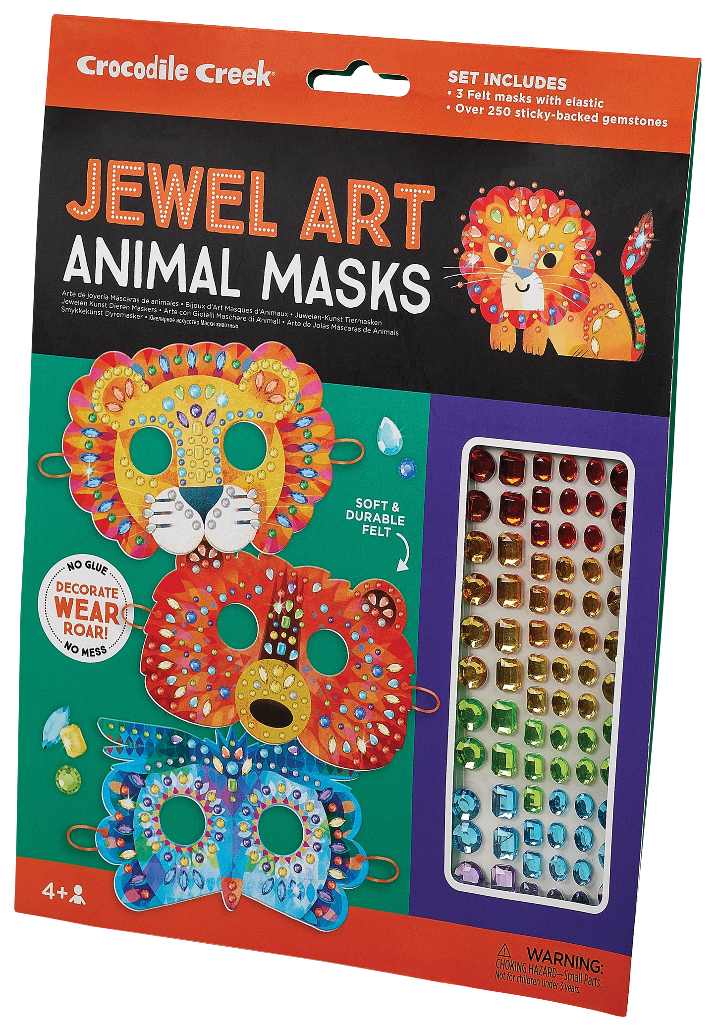 Crocodile Creek - Jewel Art Crowns - Animal Masks