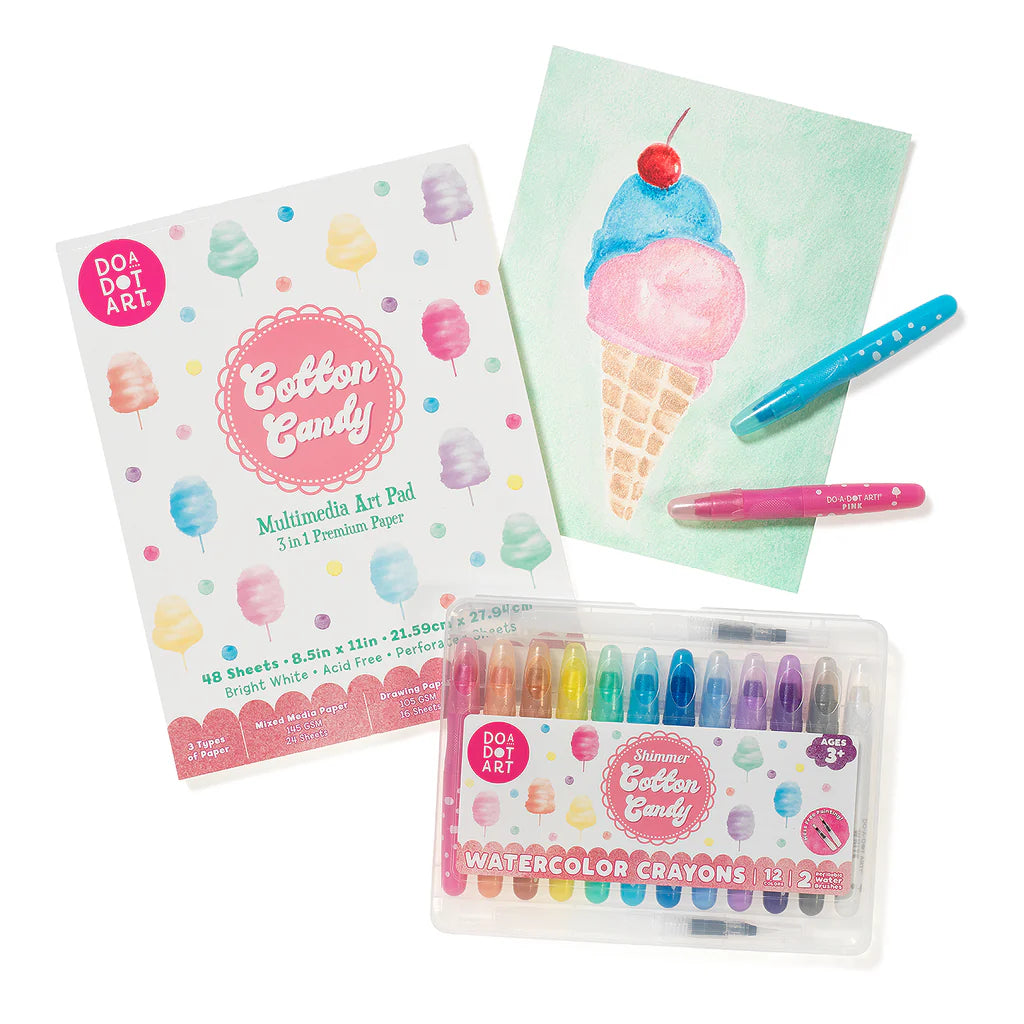 Do A Dot Art! - Cotton Candy 3-in-1 Mixed Media Art Pad 48 Sheets